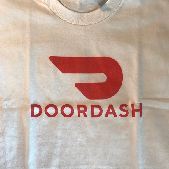 Men S Size L Or Xl Doordash Logo New Tee Shirt Nwt